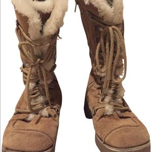 Icon faux fur tall winter boots